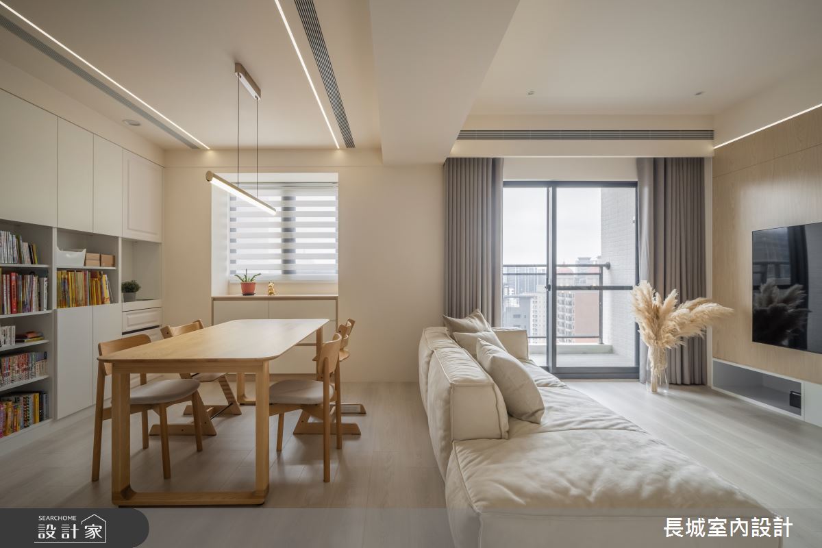 51坪預售屋＿現代風客廳餐廳案例圖片＿長城室內設計＿長城_21.潮流居家之8