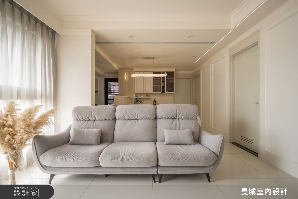 38坪預售屋＿新古典客廳案例圖片＿長城室內設計＿長城_22.古典新韻之7