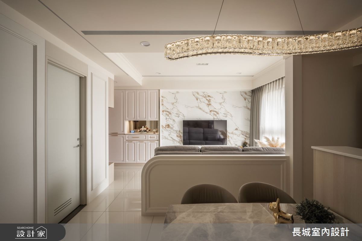 38坪預售屋＿新古典客廳餐廳案例圖片＿長城室內設計＿長城_22.古典新韻之15