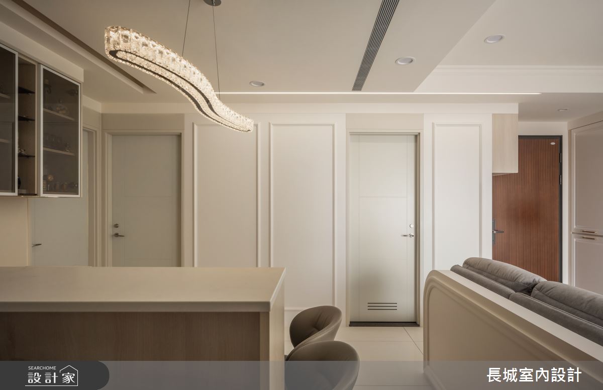 38坪預售屋＿新古典客廳餐廳案例圖片＿長城室內設計＿長城_22.古典新韻之16