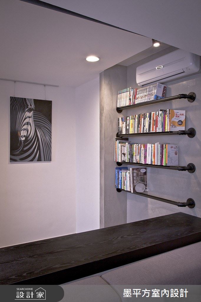 15坪中古屋(5~15年)＿工業風書房案例圖片＿墨平方室內設計裝修有限公司＿墨平方_07之5