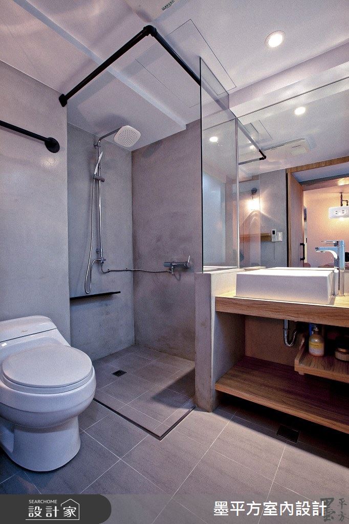 15坪中古屋(5~15年)＿工業風浴室案例圖片＿墨平方室內設計裝修有限公司＿墨平方_07之7