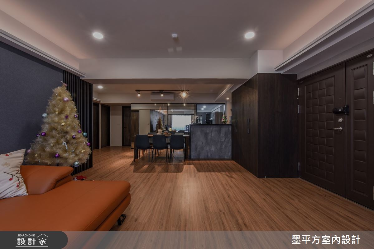 中古屋(5~15年)＿現代風客廳案例圖片＿墨平方室內設計裝修有限公司＿墨平方_10之1