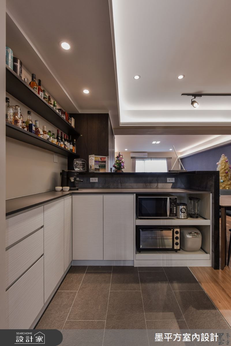 中古屋(5~15年)＿現代風餐廳吧檯案例圖片＿墨平方室內設計裝修有限公司＿墨平方_10之10