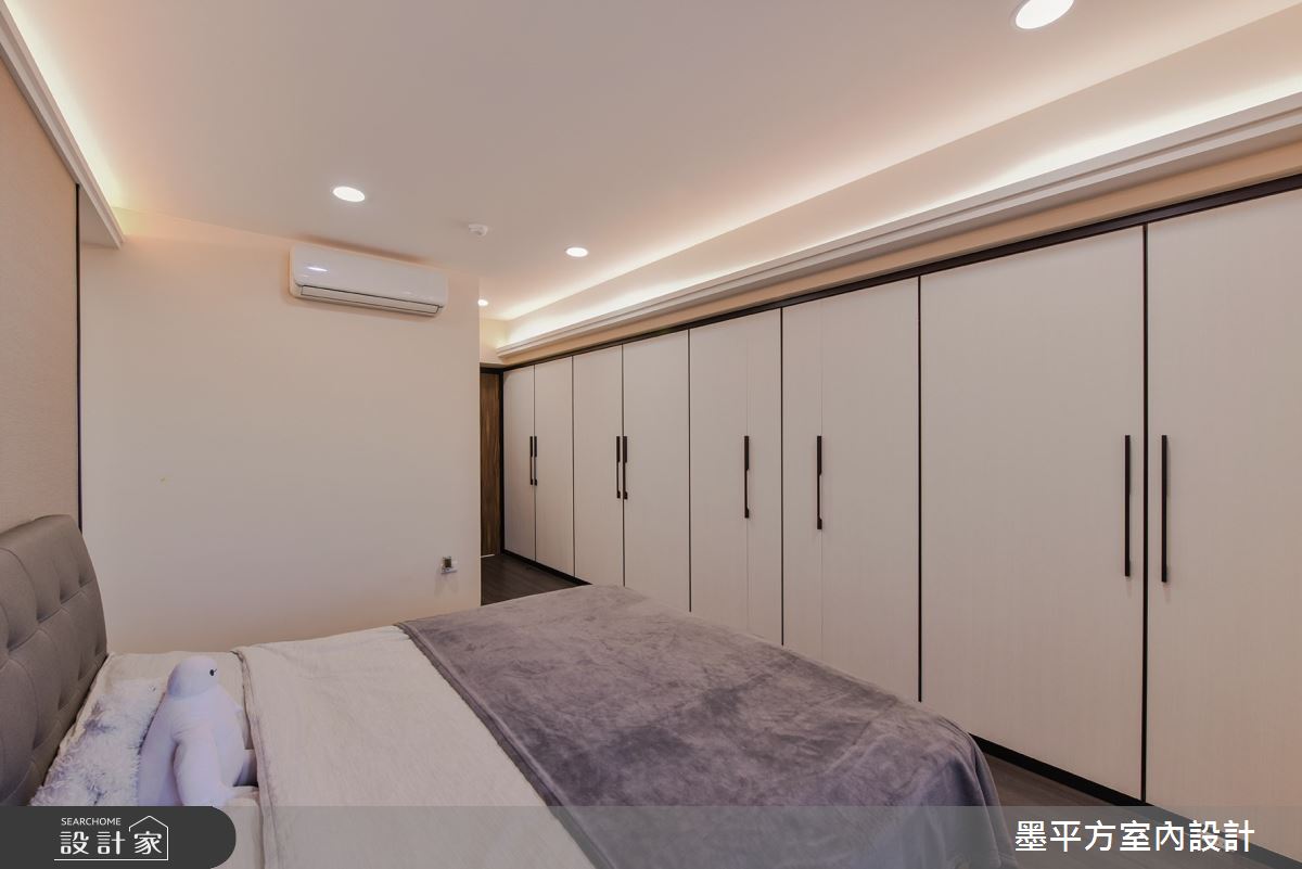 中古屋(5~15年)＿現代風臥室案例圖片＿墨平方室內設計裝修有限公司＿墨平方_10之13