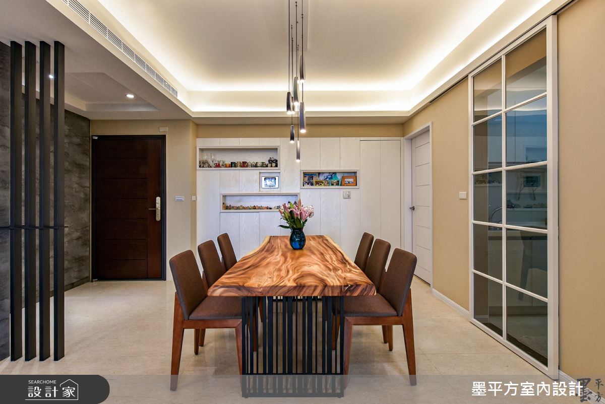 33坪新成屋(5年以下)＿混搭風餐廳案例圖片＿墨平方室內設計裝修有限公司＿墨平方_12之5