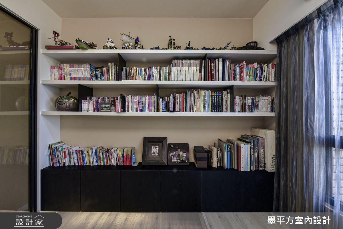 33坪新成屋(5年以下)＿混搭風書房案例圖片＿墨平方室內設計裝修有限公司＿墨平方_12之11