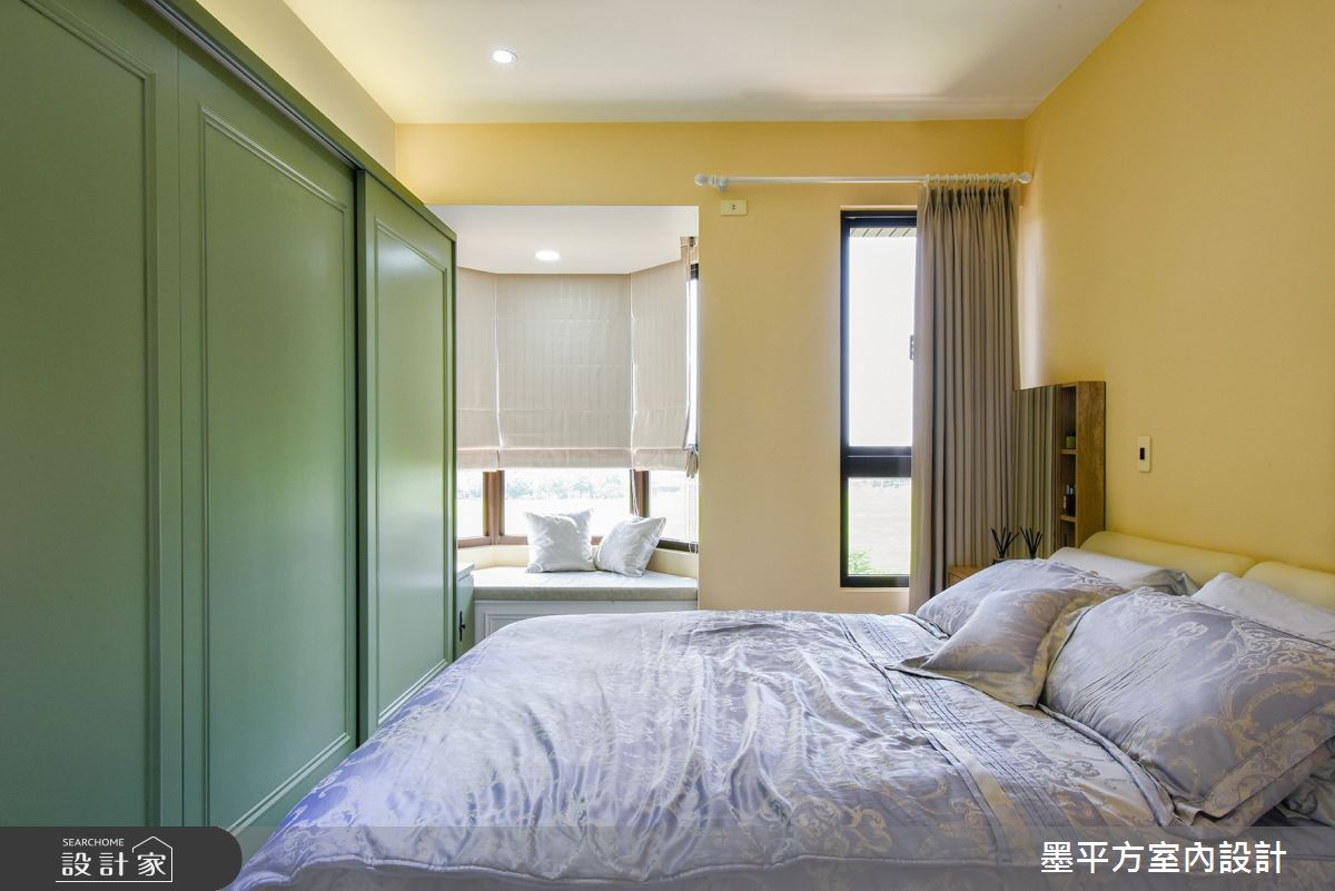 33坪新成屋(5年以下)＿混搭風臥室案例圖片＿墨平方室內設計裝修有限公司＿墨平方_12之14