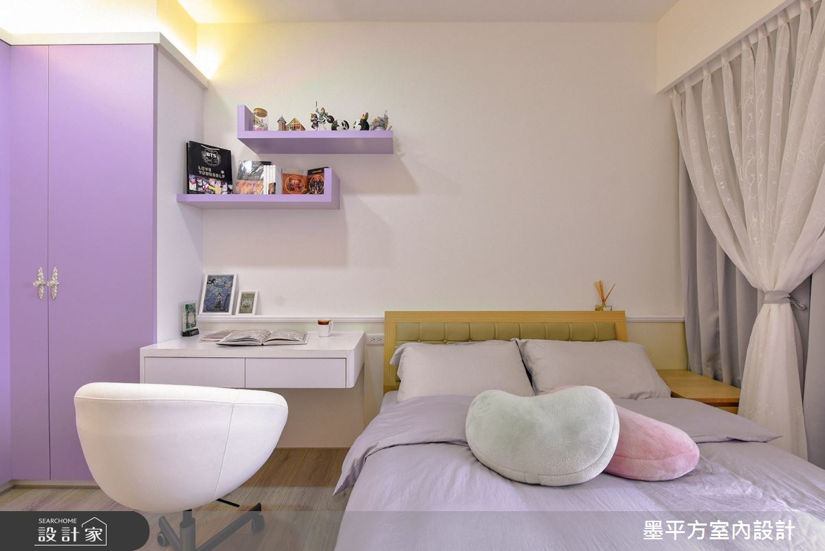 33坪新成屋(5年以下)＿混搭風臥室案例圖片＿墨平方室內設計裝修有限公司＿墨平方_12之16
