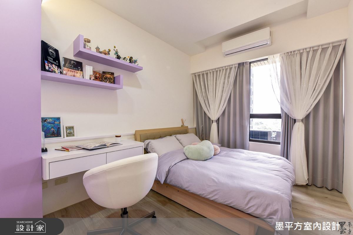33坪新成屋(5年以下)＿混搭風臥室案例圖片＿墨平方室內設計裝修有限公司＿墨平方_12之17