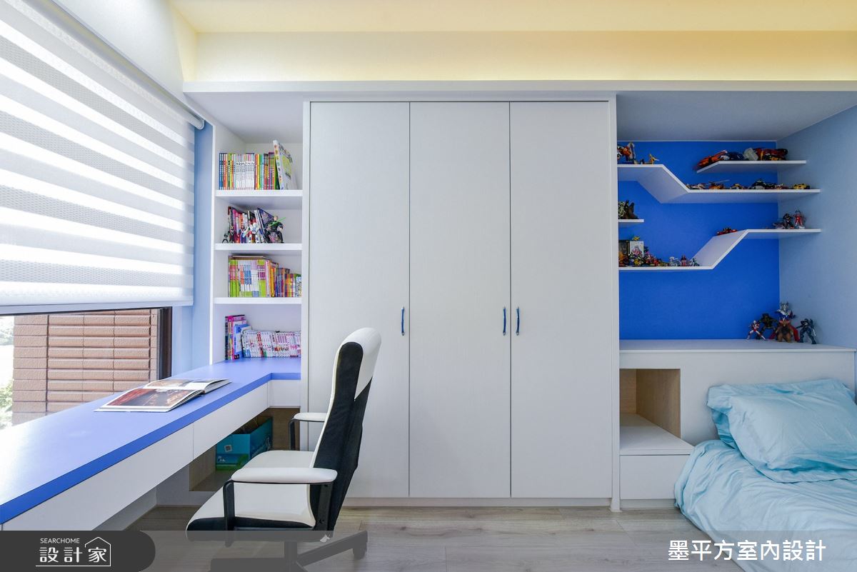 33坪新成屋(5年以下)＿混搭風臥室案例圖片＿墨平方室內設計裝修有限公司＿墨平方_12之18