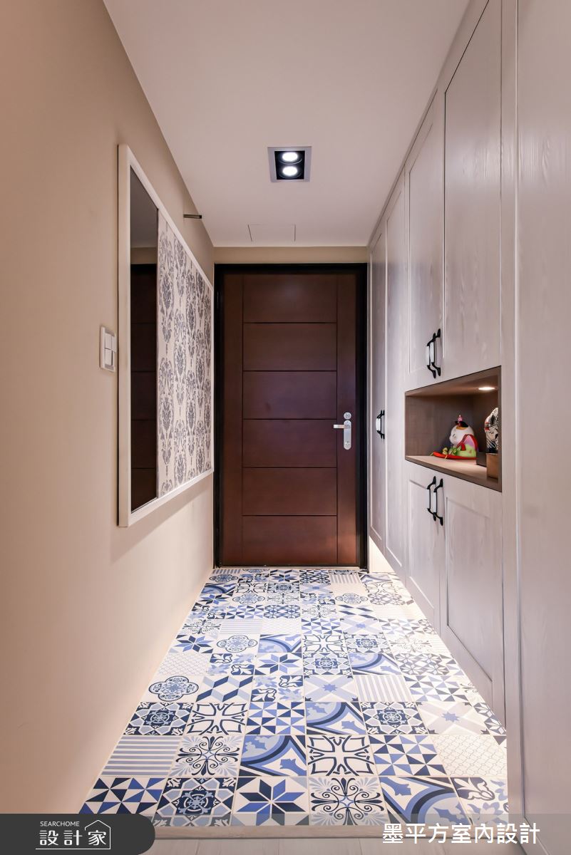 19坪新成屋(5年以下)＿鄉村風玄關案例圖片＿墨平方室內設計裝修有限公司＿墨平方_13之6592