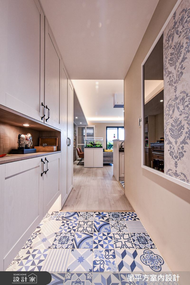 19坪新成屋(5年以下)＿鄉村風玄關案例圖片＿墨平方室內設計裝修有限公司＿墨平方_13之2