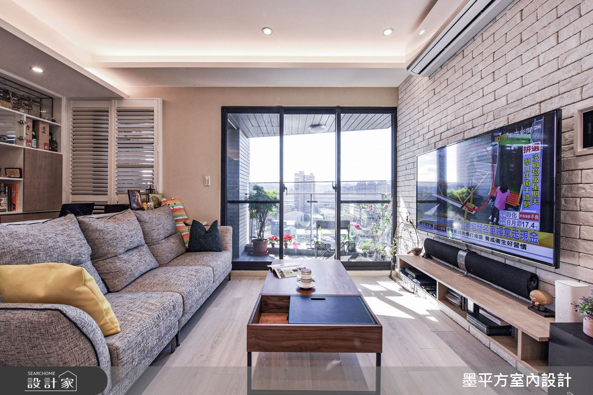 19坪新成屋(5年以下)＿鄉村風客廳案例圖片＿墨平方室內設計裝修有限公司＿墨平方_13之4