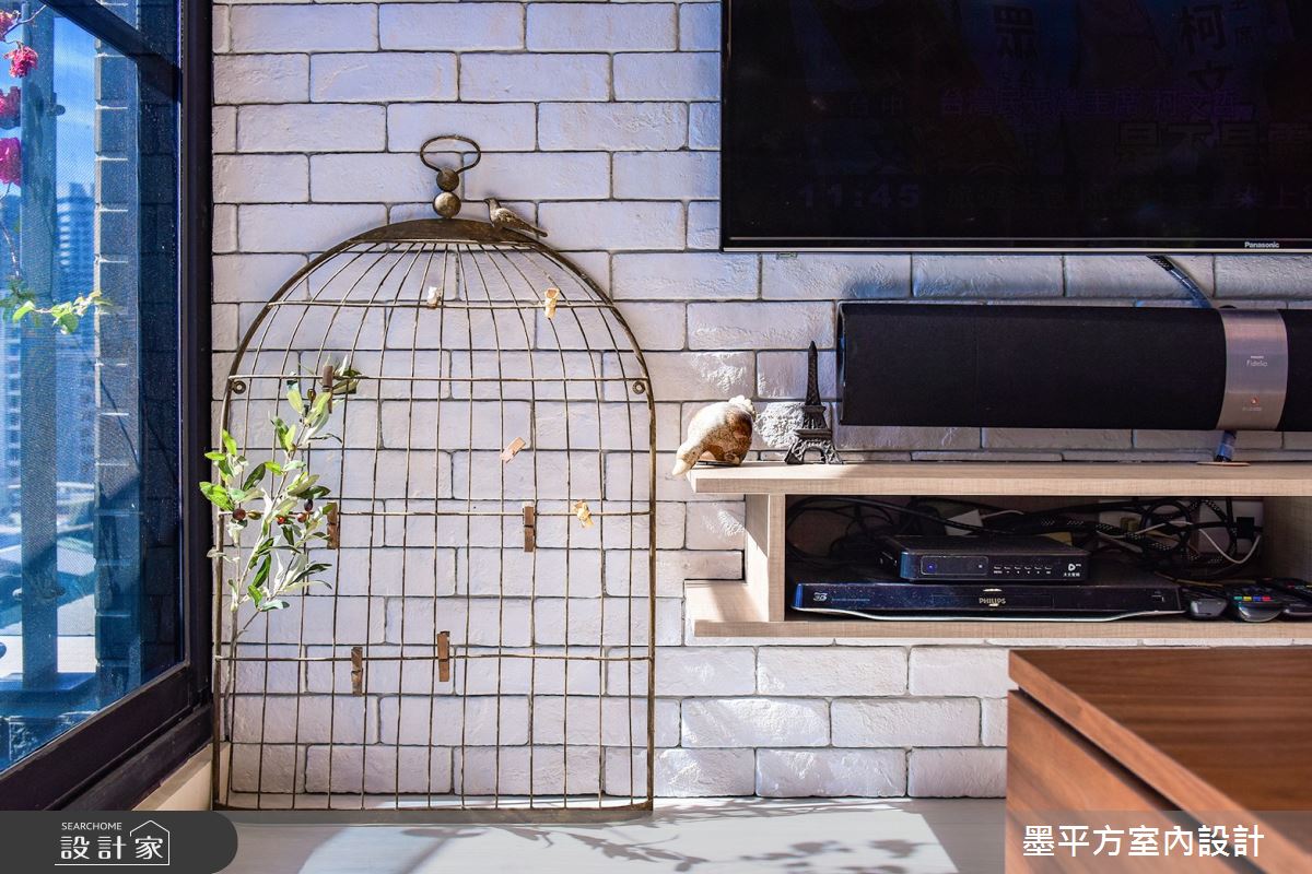 19坪新成屋(5年以下)＿鄉村風客廳案例圖片＿墨平方室內設計裝修有限公司＿墨平方_13之8