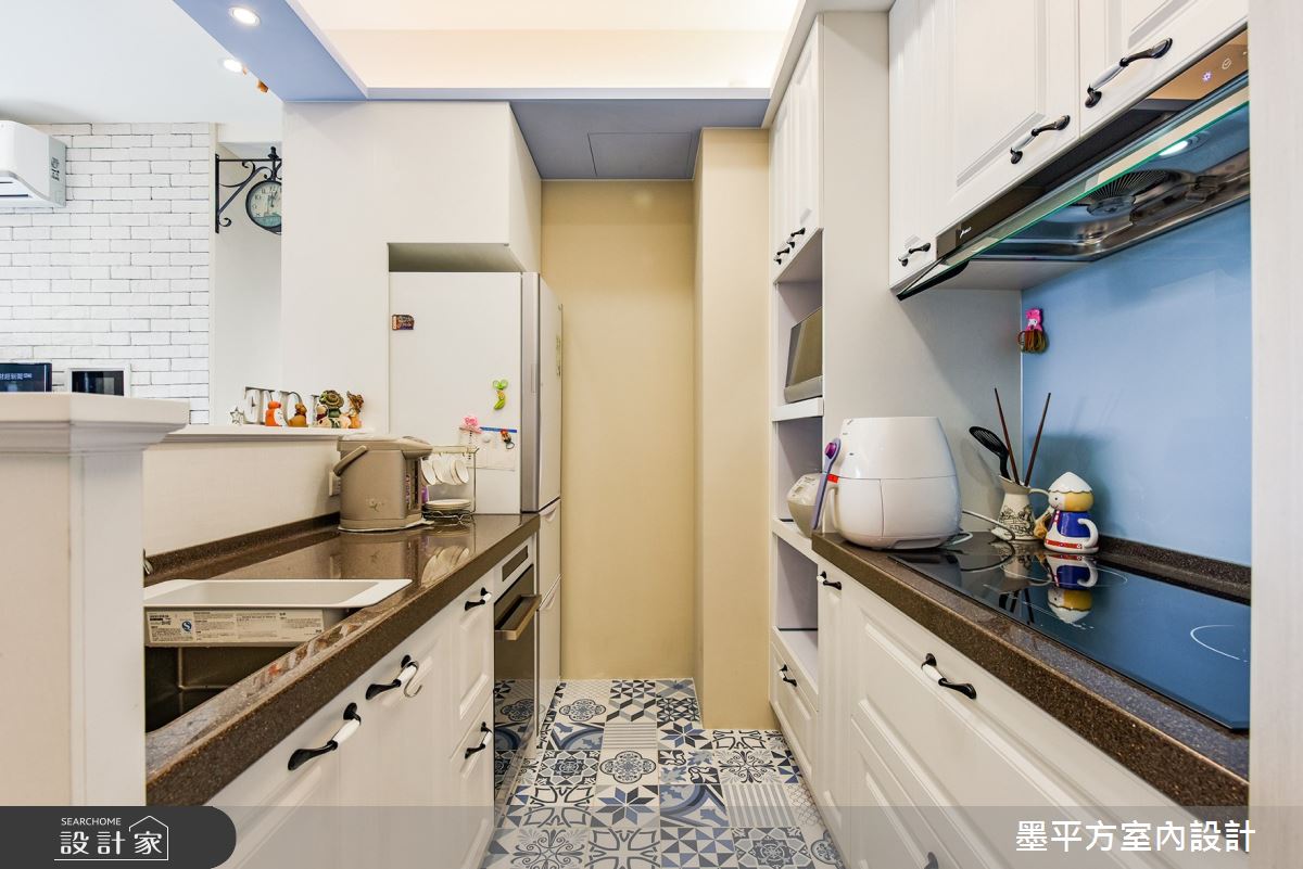 19坪新成屋(5年以下)＿鄉村風廚房案例圖片＿墨平方室內設計裝修有限公司＿墨平方_13之9