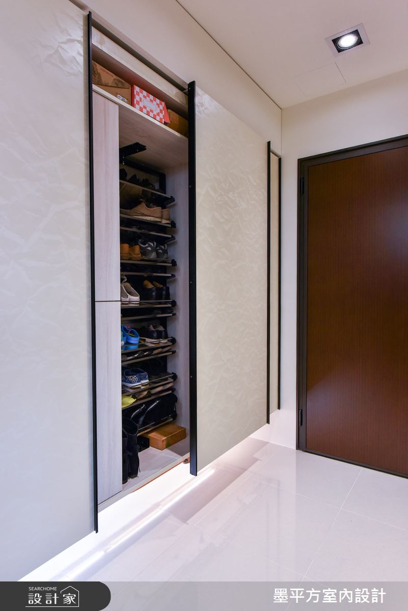 24坪新成屋(5年以下)＿混搭風玄關案例圖片＿墨平方室內設計裝修有限公司＿墨平方_14之1