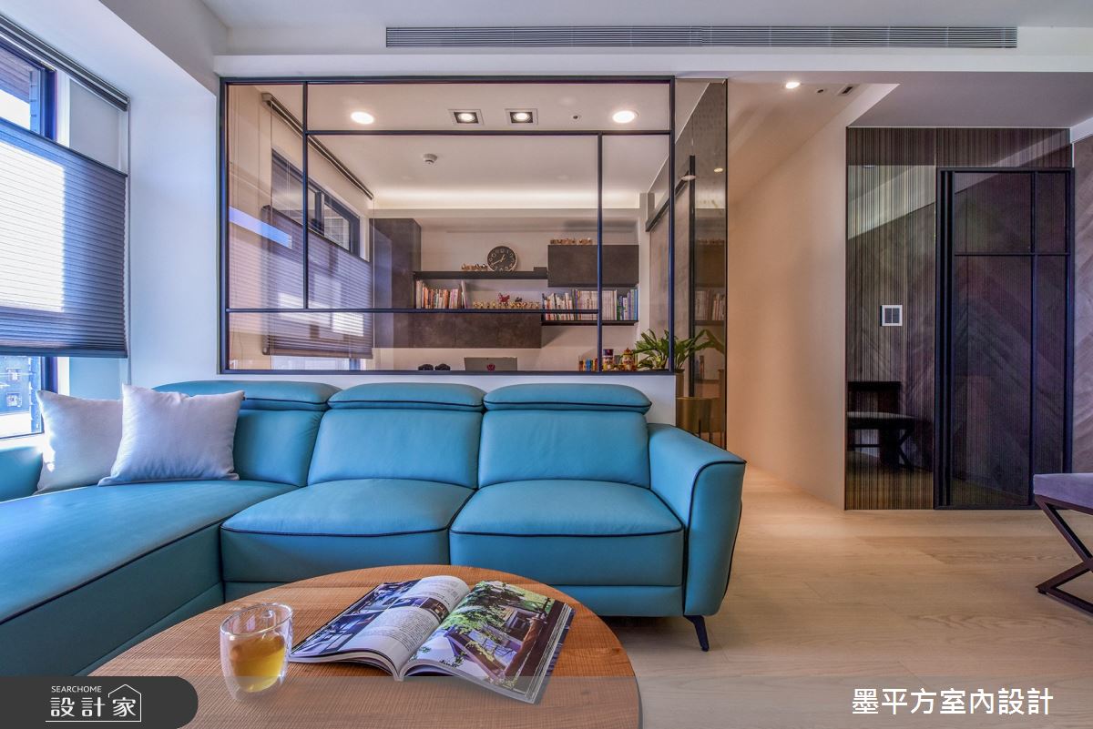 24坪新成屋(5年以下)＿混搭風客廳案例圖片＿墨平方室內設計裝修有限公司＿墨平方_14之3
