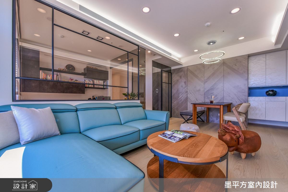 24坪新成屋(5年以下)＿混搭風客廳案例圖片＿墨平方室內設計裝修有限公司＿墨平方_14之4
