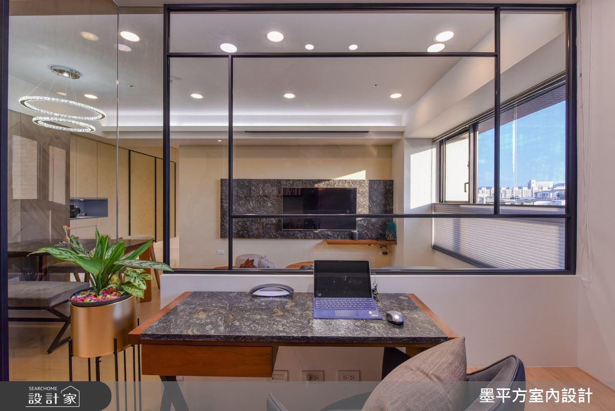 24坪新成屋(5年以下)＿混搭風書房案例圖片＿墨平方室內設計裝修有限公司＿墨平方_14之10