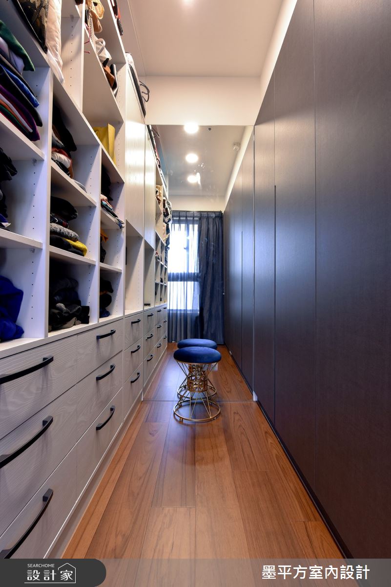 24坪新成屋(5年以下)＿混搭風更衣間案例圖片＿墨平方室內設計裝修有限公司＿墨平方_14之18