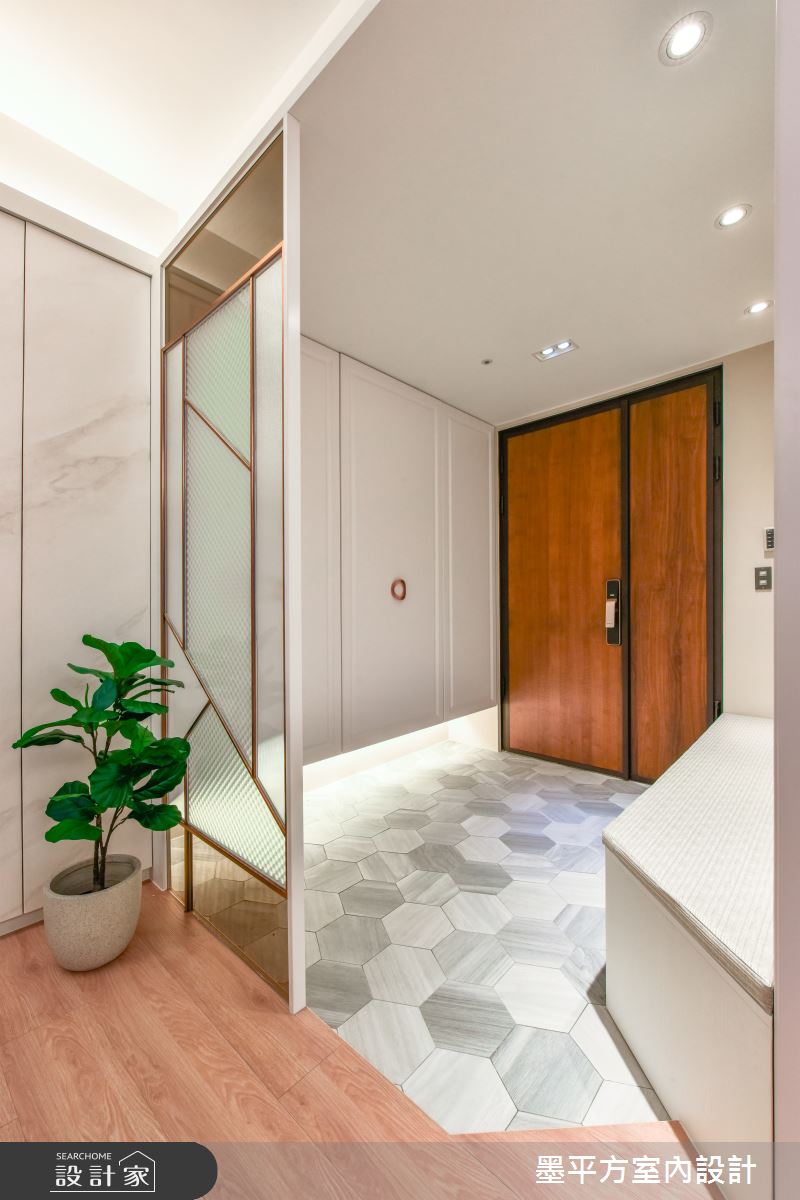 44坪新成屋(5年以下)＿混搭風玄關案例圖片＿墨平方室內設計裝修有限公司＿墨平方_15之2