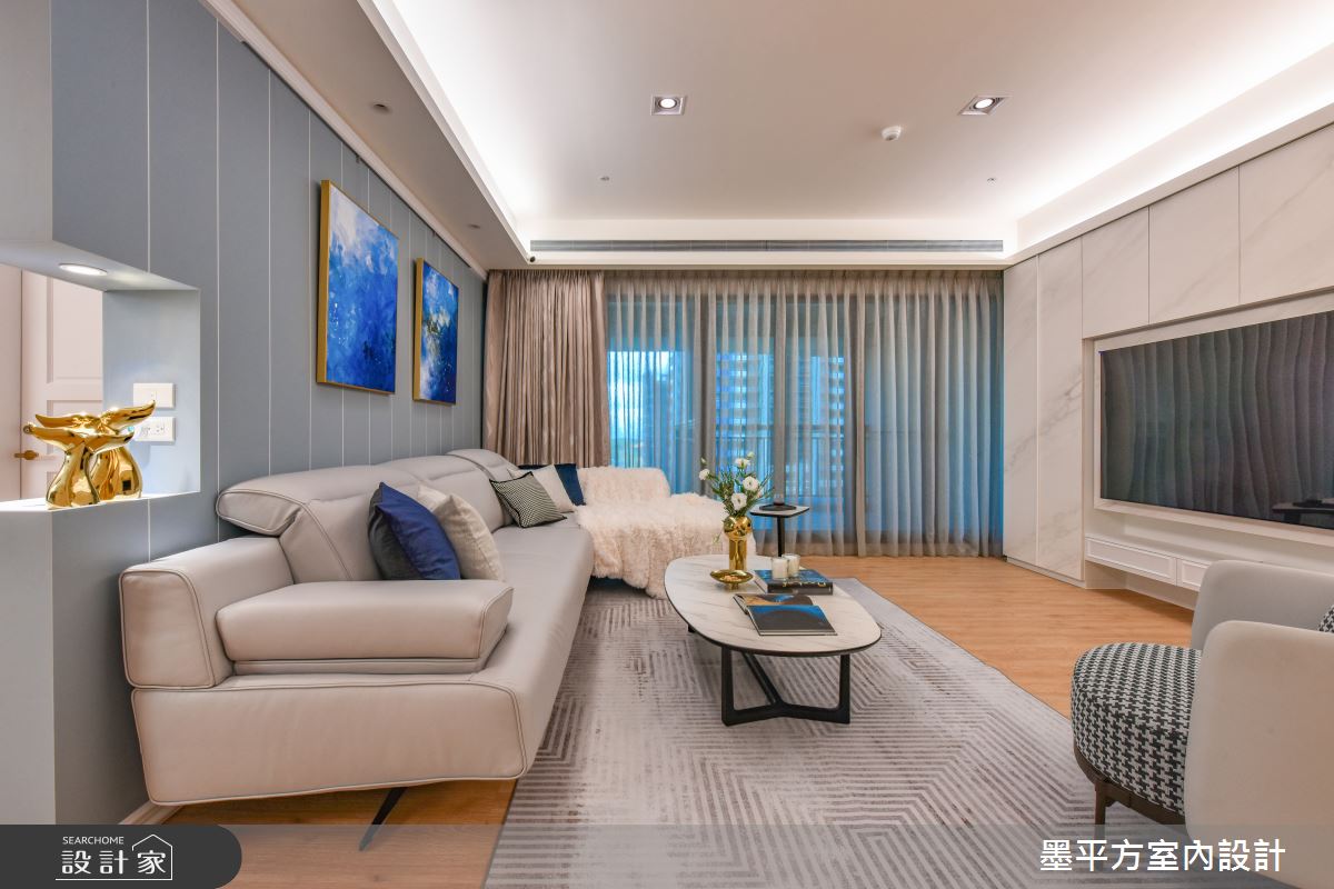 44坪新成屋(5年以下)＿混搭風客廳案例圖片＿墨平方室內設計裝修有限公司＿墨平方_15之7