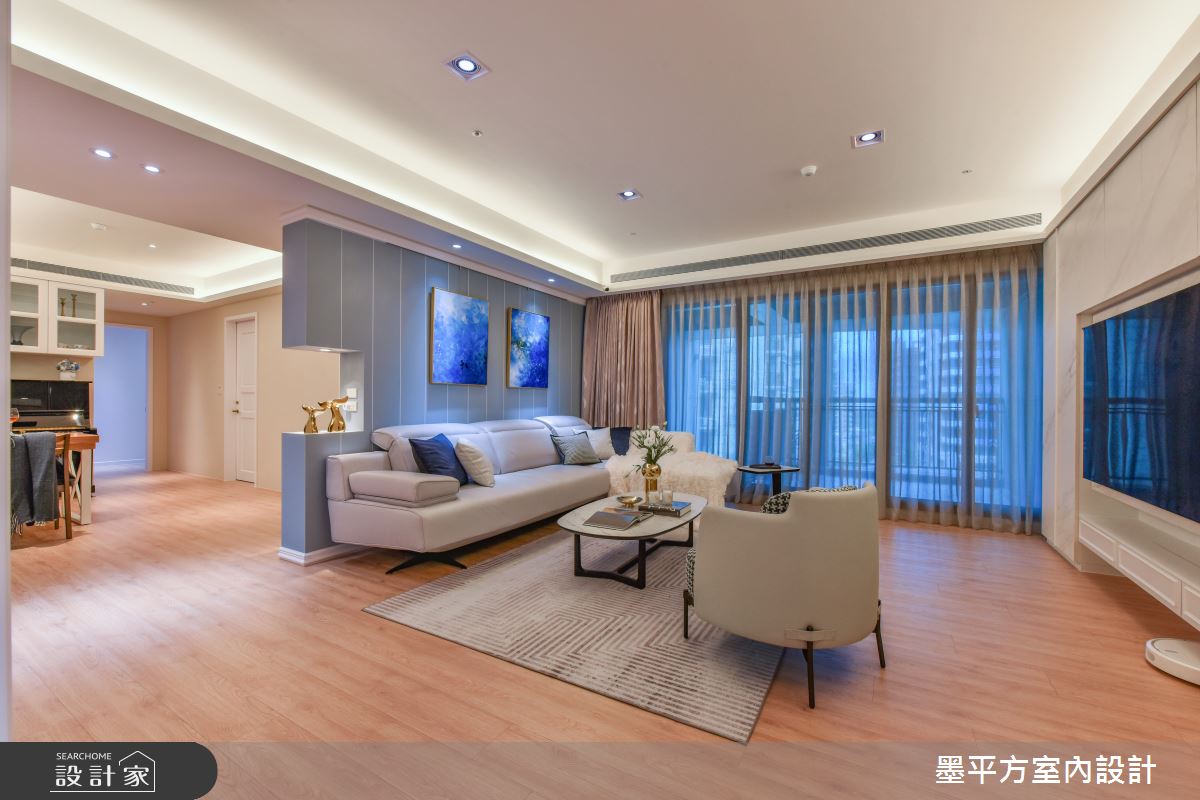 44坪新成屋(5年以下)＿混搭風客廳案例圖片＿墨平方室內設計裝修有限公司＿墨平方_15之9