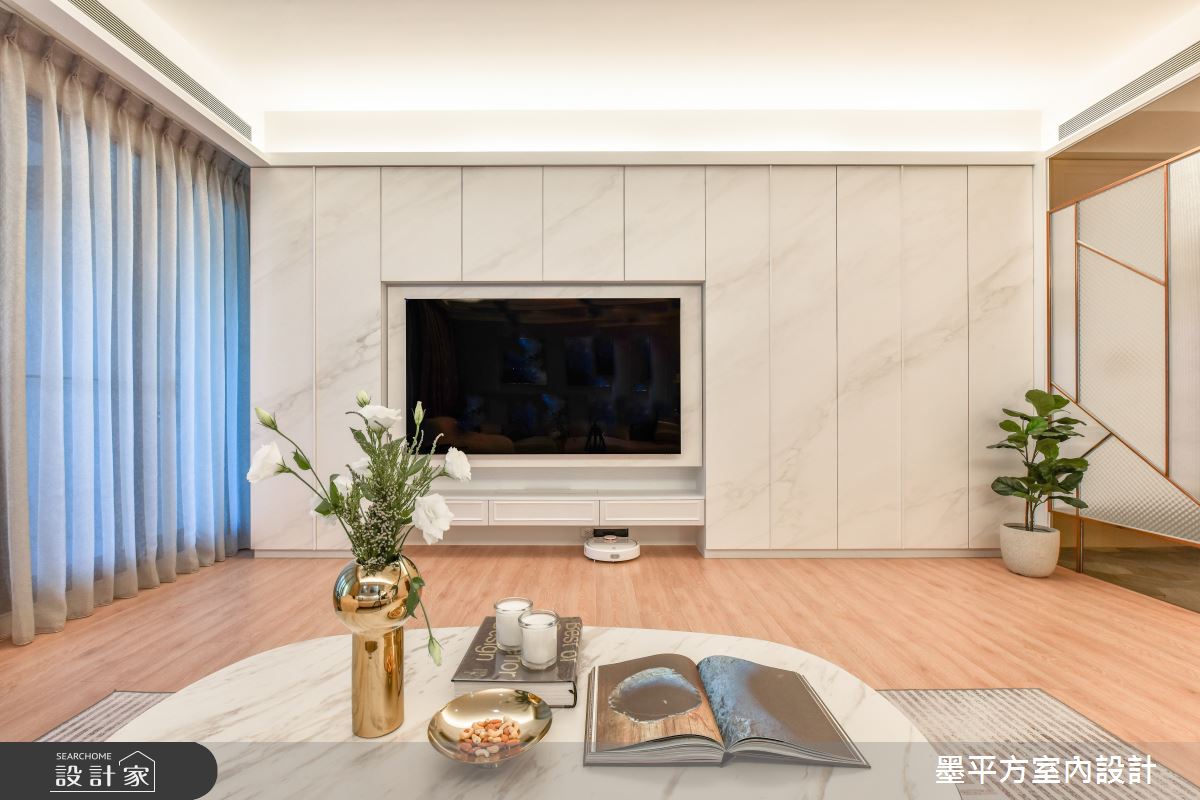 44坪新成屋(5年以下)＿混搭風客廳案例圖片＿墨平方室內設計裝修有限公司＿墨平方_15之11