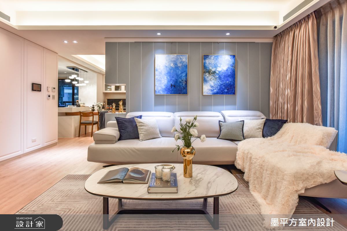 44坪新成屋(5年以下)＿混搭風客廳案例圖片＿墨平方室內設計裝修有限公司＿墨平方_15之12