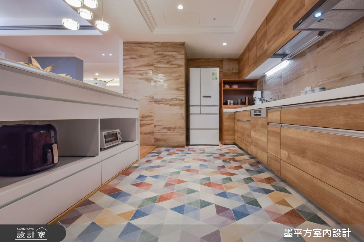 44坪新成屋(5年以下)＿混搭風廚房案例圖片＿墨平方室內設計裝修有限公司＿墨平方_15之17