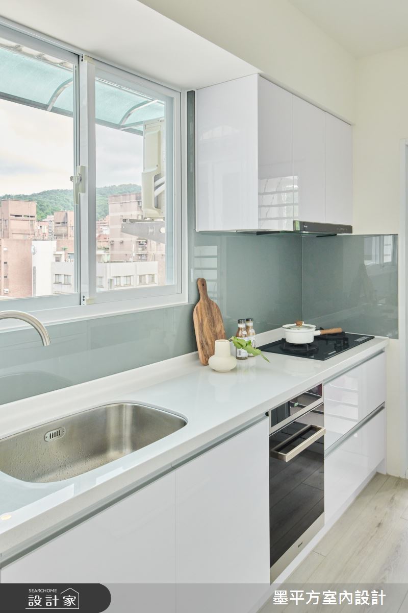 老屋(31~40年)＿混搭風廚房案例圖片＿墨平方室內設計裝修有限公司＿墨平方_16之9