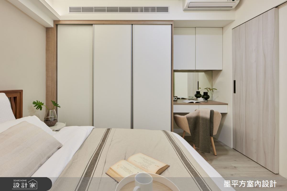 老屋(31~40年)＿混搭風臥室案例圖片＿墨平方室內設計裝修有限公司＿墨平方_16之11