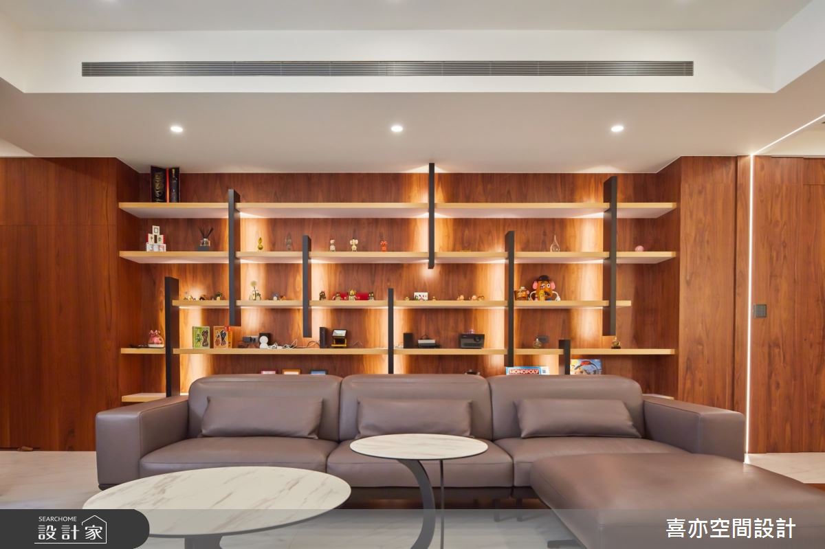 160坪新成屋(5年以下)＿現代風客廳案例圖片＿喜亦空間設計＿喜亦_湛藍會館之4