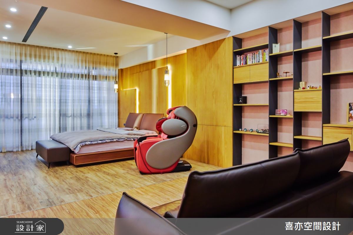 160坪新成屋(5年以下)＿現代風臥室案例圖片＿喜亦空間設計＿喜亦_湛藍會館之16