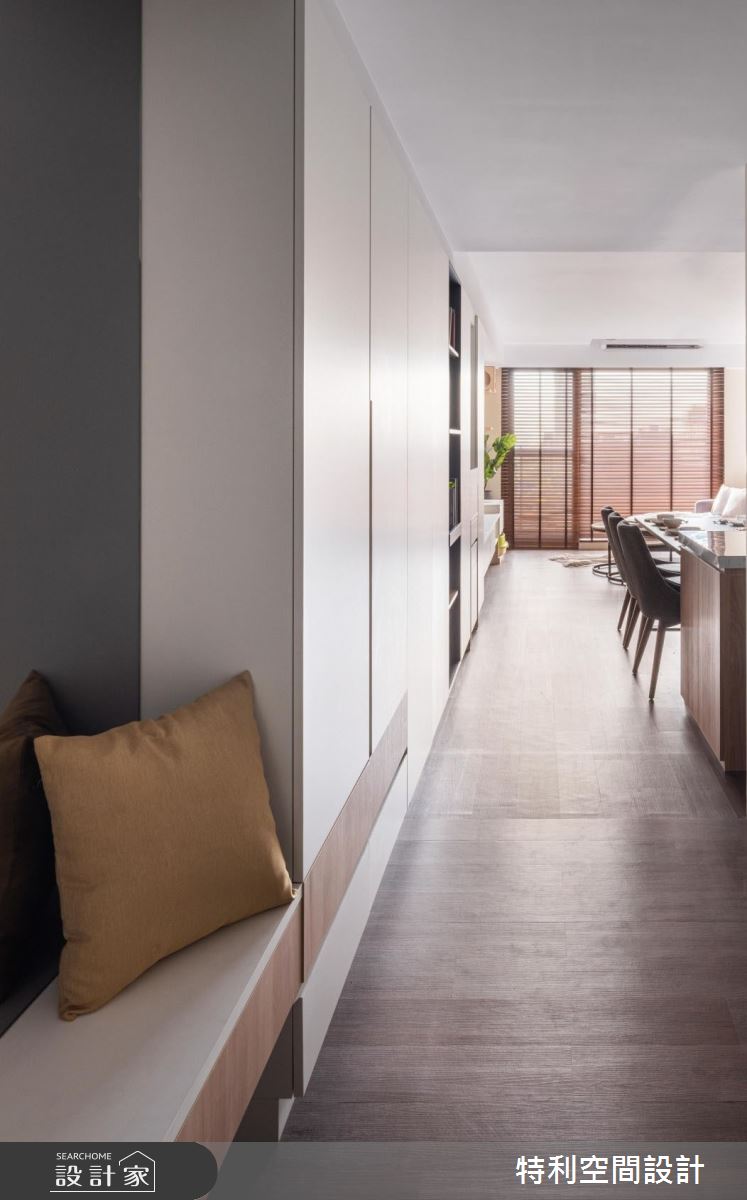 35坪新成屋(5年以下)＿現代美式風玄關案例圖片＿特利空間設計＿特利_01之1