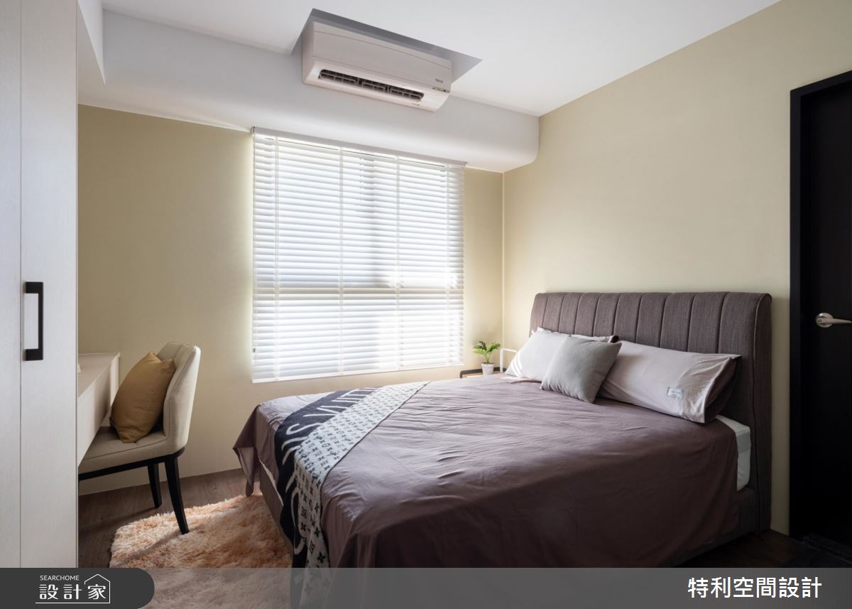 35坪新成屋(5年以下)＿現代美式風臥室案例圖片＿特利空間設計＿特利_01之5
