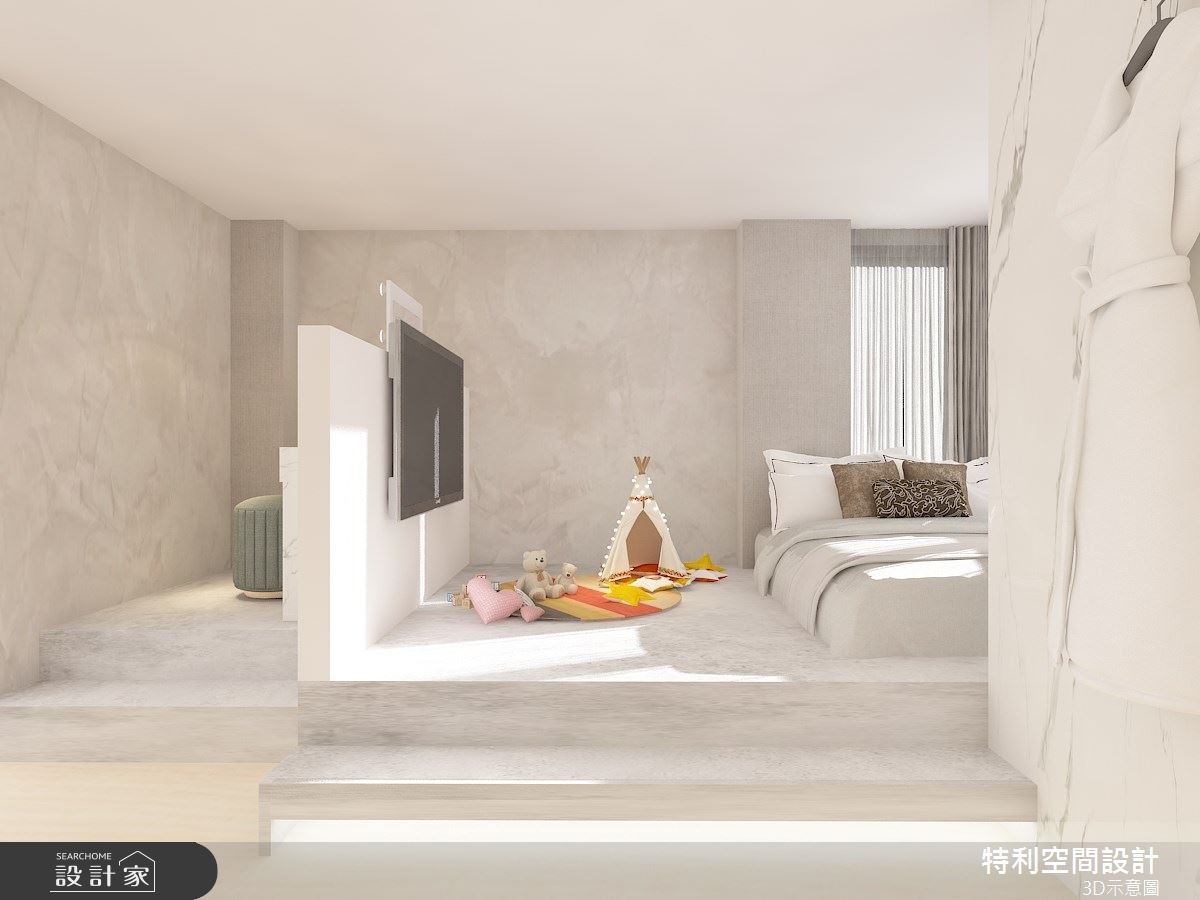 40坪新成屋(5年以下)＿現代美式風臥室案例圖片＿特利空間設計＿特利_09之6