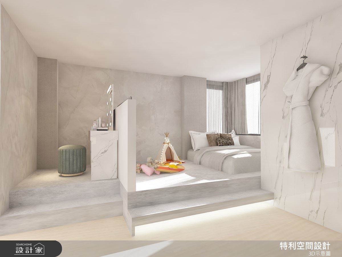 40坪新成屋(5年以下)＿現代美式風臥室案例圖片＿特利空間設計＿特利_09之7