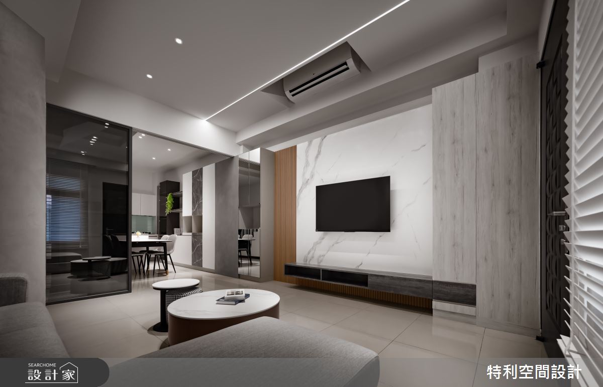 58坪新成屋(5年以下)＿現代風客廳餐廳廚房案例圖片＿特利空間設計＿特利_10之2