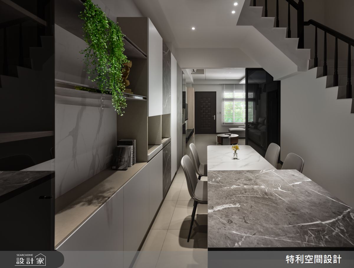 58坪新成屋(5年以下)＿現代風客廳餐廳中島案例圖片＿特利空間設計＿特利_10之6