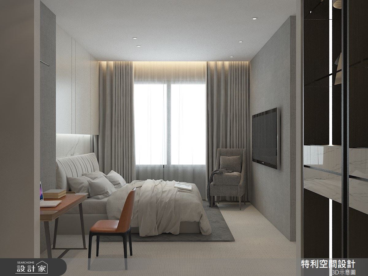38坪預售屋＿現代風臥室案例圖片＿特利空間設計＿特利_11之5
