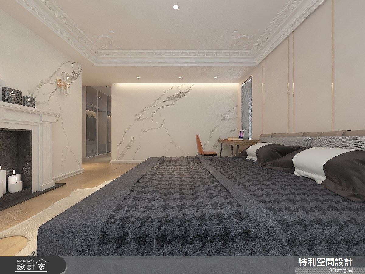 58坪新成屋(5年以下)＿現代法式風臥室案例圖片＿特利空間設計＿特利_15之9