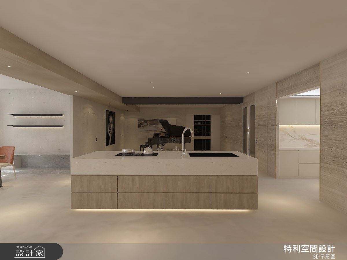 116坪毛胚屋＿義式極簡風中島案例圖片＿特利空間設計＿特利_20之5