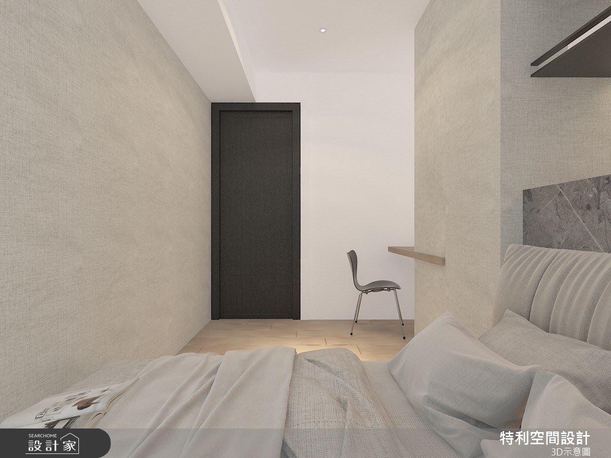 28坪新成屋(5年以下)＿現代風臥室案例圖片＿特利空間設計＿特利_24之13