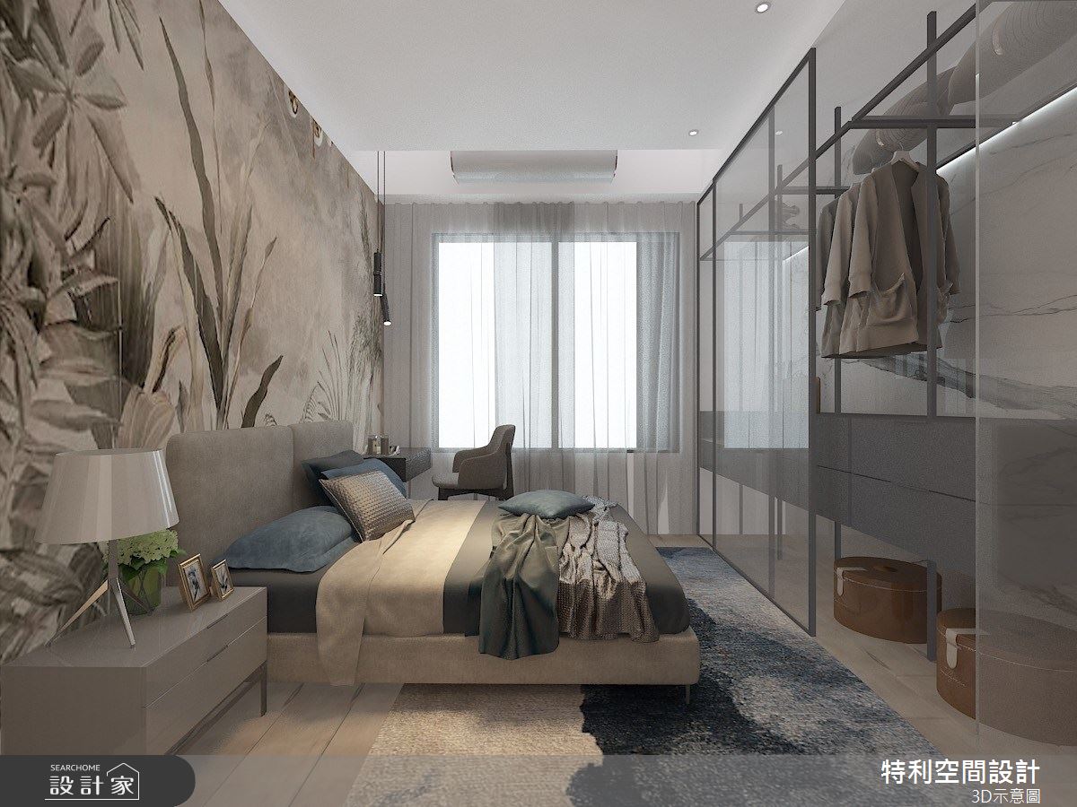 28坪新成屋(5年以下)＿現代風臥室案例圖片＿特利空間設計＿特利_24之10