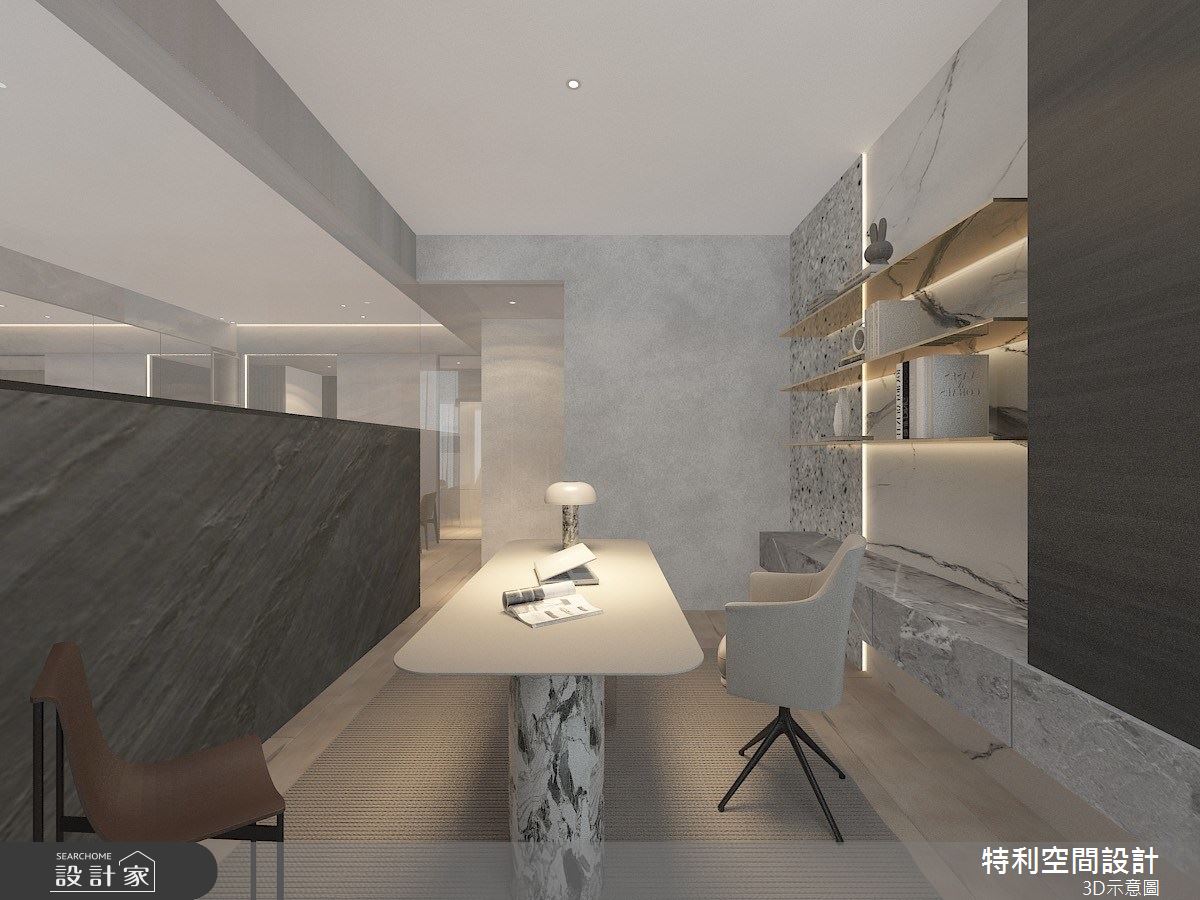 28坪新成屋(5年以下)＿現代風書房工作區案例圖片＿特利空間設計＿特利_24之8