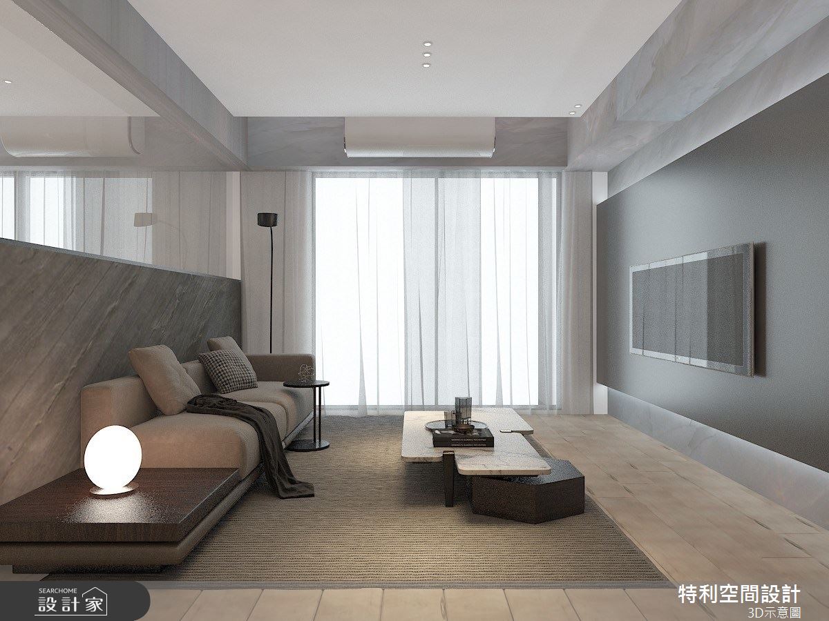 28坪新成屋(5年以下)＿現代風客廳案例圖片＿特利空間設計＿特利_24之6