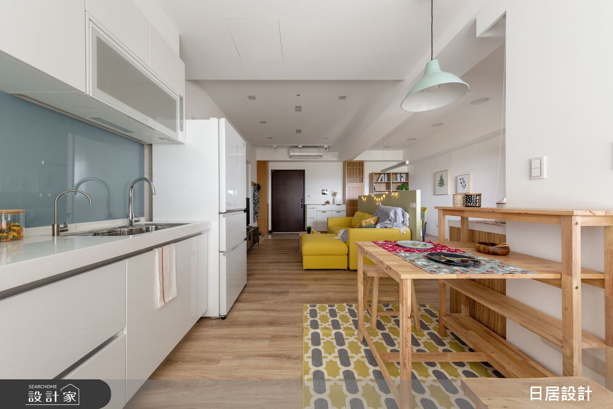 15坪新成屋(5年以下)＿日式無印風玄關客廳餐廳廚房案例圖片＿日居設計＿日居_溫潤之5