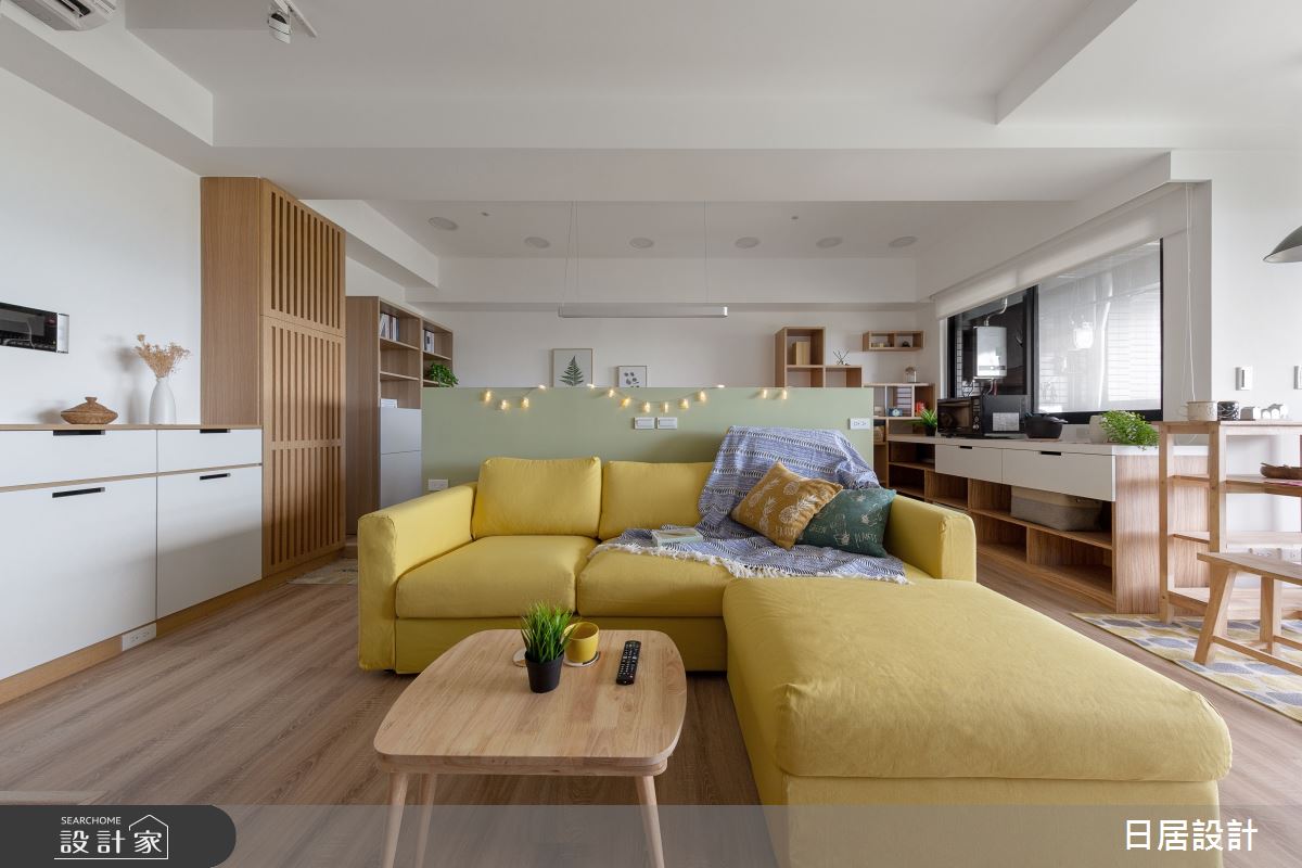 15坪新成屋(5年以下)＿日式無印風客廳案例圖片＿日居設計＿日居_溫潤之2